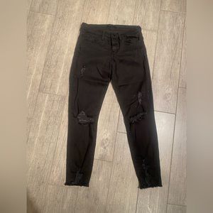 Flying Monkey Style Y1843A Mid Rise Ankle Skinny Size 26 black